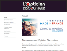 Tablet Screenshot of lopticiendiscounteur.com